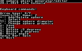 3D Sphere Object Generator / Editor — screenshot 1
